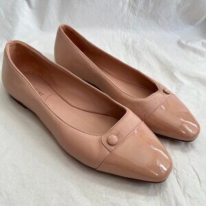 Sarah Flint Sacchetto ballet flat IT 41 light pink leather cap toe slip on shoes